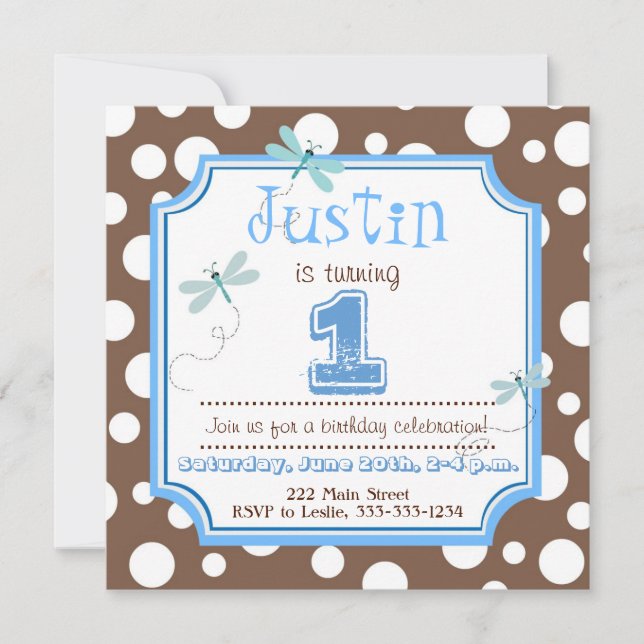 Invitación de cumpleaños (Anverso)