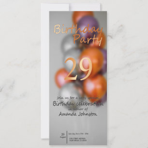 Invitación de cumpleaños