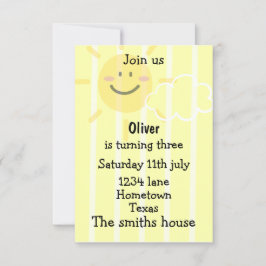 Invitación de cumpleaños