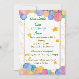 Invitación de cumpleaños