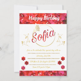 Invitación de cumpleaños