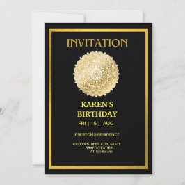 Invitación de cumpleaños