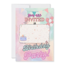 Invitación de cumpleaños