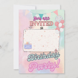 Invitación de cumpleaños