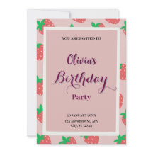 Invitación de cumpleaños