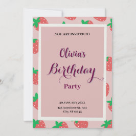 Invitación de cumpleaños
