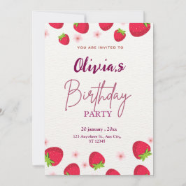 Invitación de cumpleaños