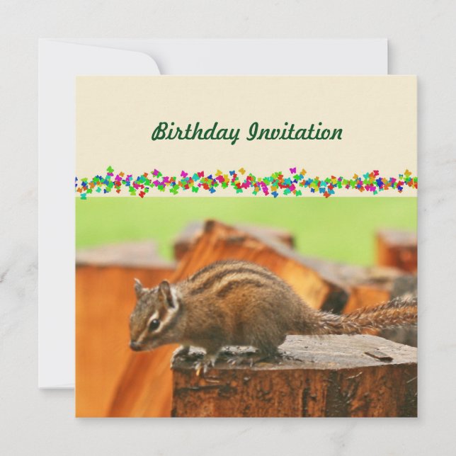 Invitación de cumpleaños (Anverso)