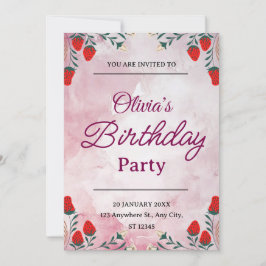 Invitación de cumpleaños