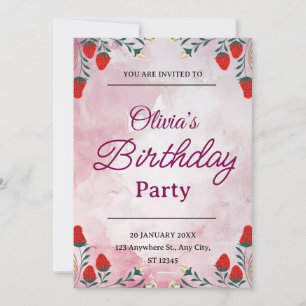 Invitación de cumpleaños