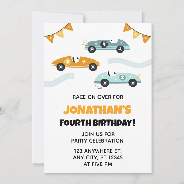 Invitación de cumpleaños (Anverso)