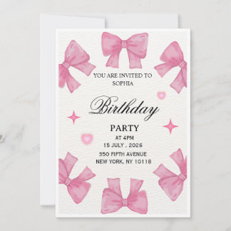 Invitación de cumpleaños