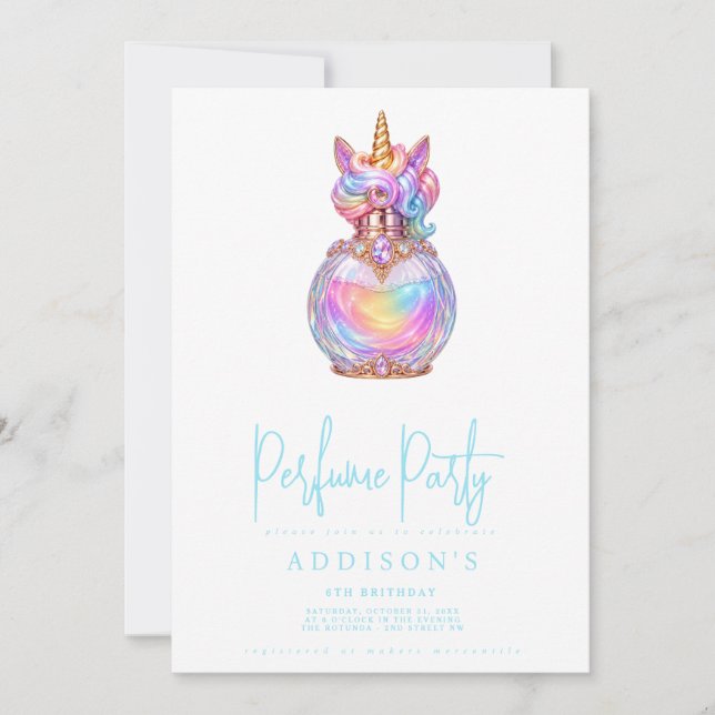 Invitación de cumpleaños (Anverso)