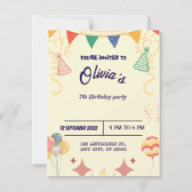 invitación de cumpleaños