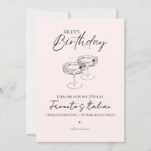 Invitación de cumpleaños
