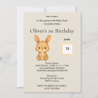 Invitación de cumpleaños