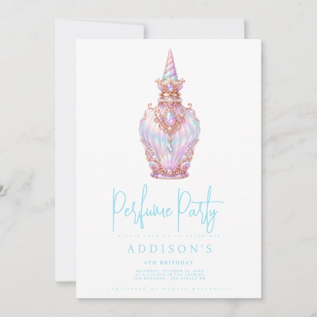 Invitación de cumpleaños (Anverso)
