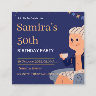 Invitación de cumpleaños