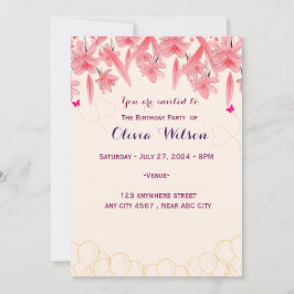 Invitación de cumpleaños