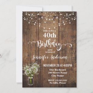 Invitación de cumpleaños