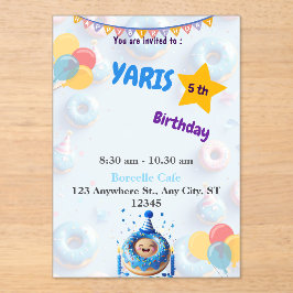 invitación de cumpleaños