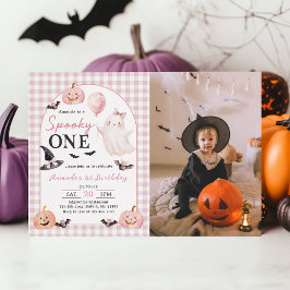 Invitación de cumpleaños 1 Spooky One Halloween Gh