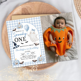 Invitación de cumpleaños 1 Spooky One Halloween Gh
