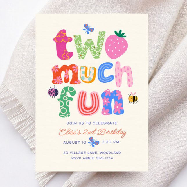 Invitación de cumpleaños 2 de niña caprichosa (Subido por el creador)
