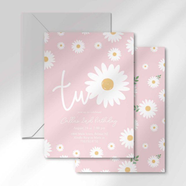 Invitación de cumpleaños 2 de Rubor Daisy (Subido por el creador)