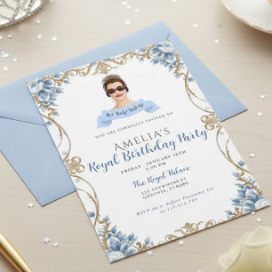 Invitación de cumpleaños 30 de Princess Diaries mi