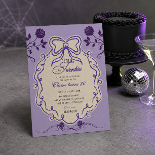 Invitación de cumpleaños 30 RIP Veinteañera