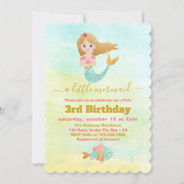 Invitación de cumpleaños 3 a Fiesta temática de Si