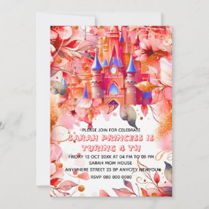 Invitación de cumpleaños 4 editable para siempre u
