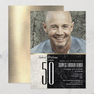 Invitación de Cumpleaños 50 Aniversario de Oro par