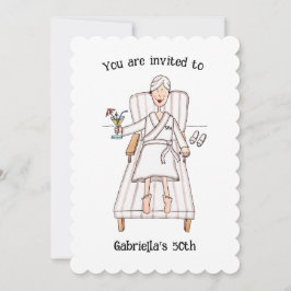Invitación de cumpleaños 50 o cualquier edad para
