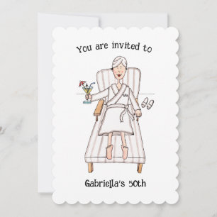 Invitación de cumpleaños 50 o cualquier edad para 