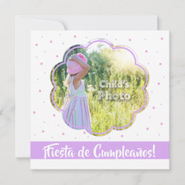 Invitación de Cumpleaños 5.25" x 5.25"