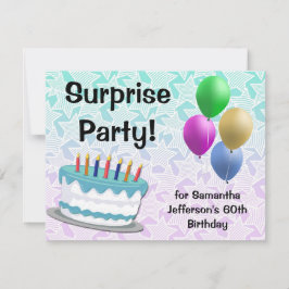 Invitación de cumpleaños, 60 años u otro Fiesta so