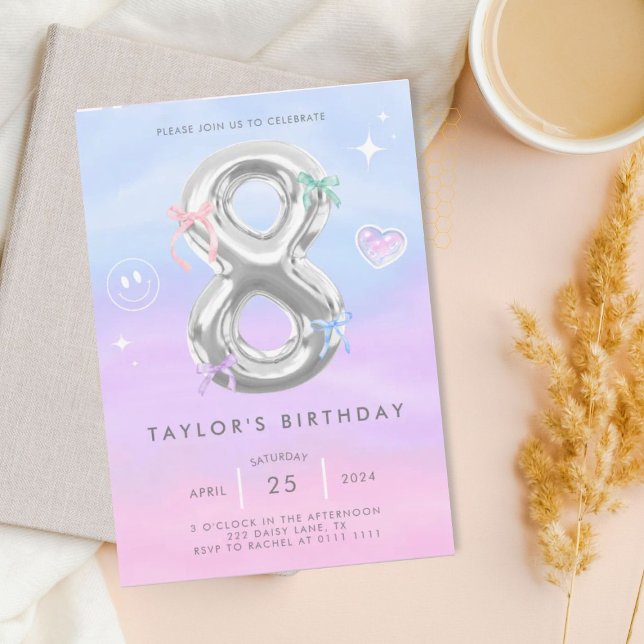 Invitación de cumpleaños 8 a 2000 (Subido por el creador)