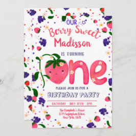 Invitación de cumpleaños a BerrySweet
