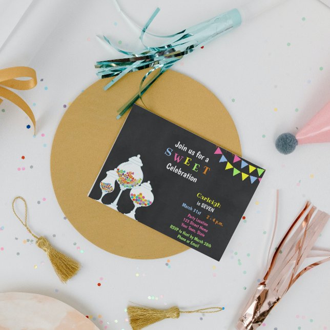 Invitación de cumpleaños a Candy Divertido (Subido por el creador)