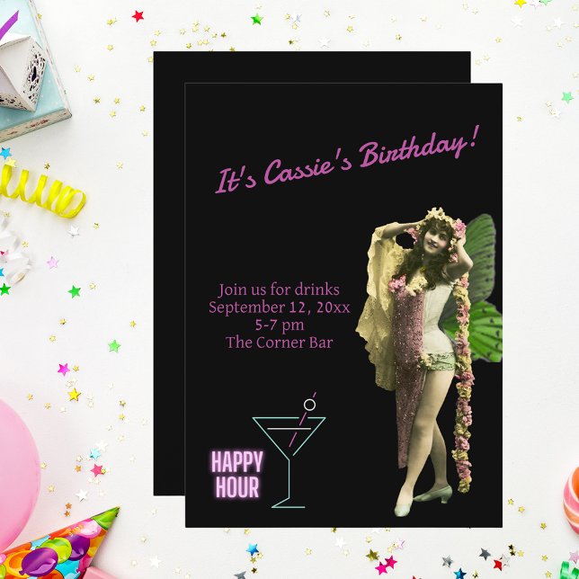 Invitación de cumpleaños a Chica de mariposa de ép (Subido por el creador)