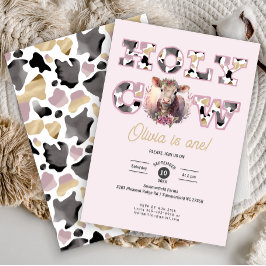 Invitación de cumpleaños a Chica de vaca sagrada e