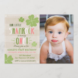 Invitación de cumpleaños a Clover por el Día 4 de