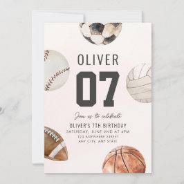 Invitación de cumpleaños a cualquier edad para dep