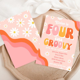 Invitación de cumpleaños a cuatro personas | Invit