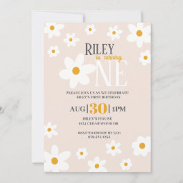 Invitación de cumpleaños a Daisy