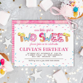 Invitación de cumpleaños a dos dulces Candyland ch