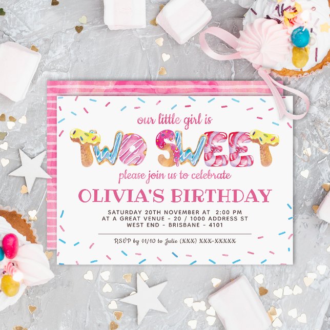 Invitación de cumpleaños a dos dulces Candyland ch (Subido por el creador)