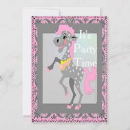 Invitación de cumpleaños a Fiesta de Caballo Occid